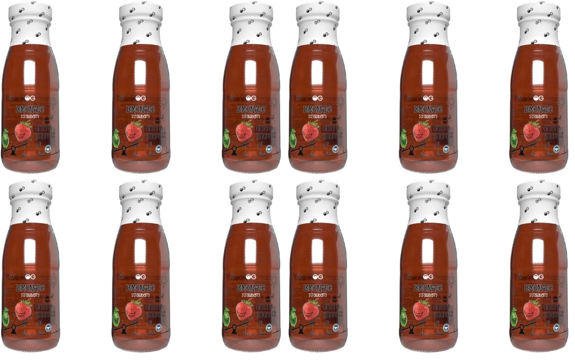 OG 6'lı Organik Çilekli Limonata 250 ml (2 paketi)