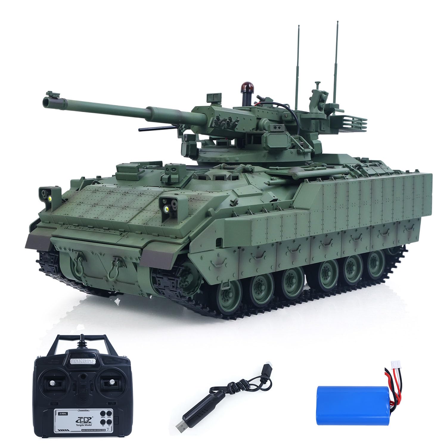 Carro armato radiocomandato 1/16 M2128 Bradley, sistema di