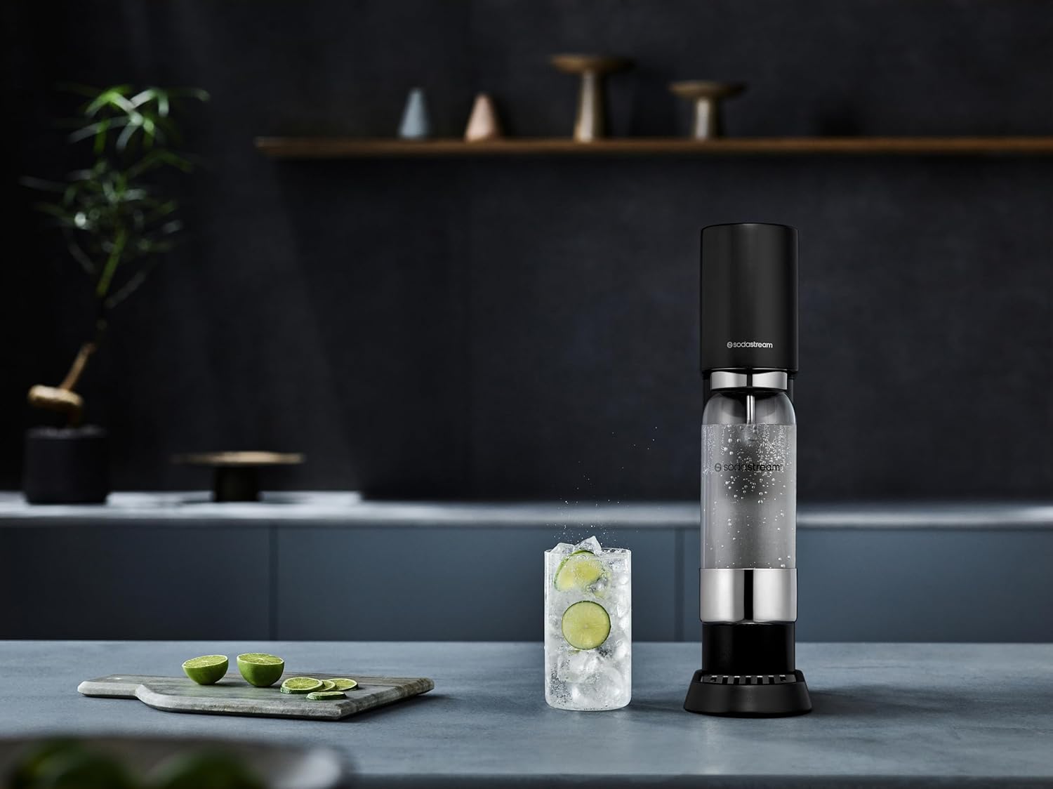 SodaStream Enso Sparkling Water Maker Value Bundle - includes CO2, Carbonating Bottles and Bubly Drop Flavors