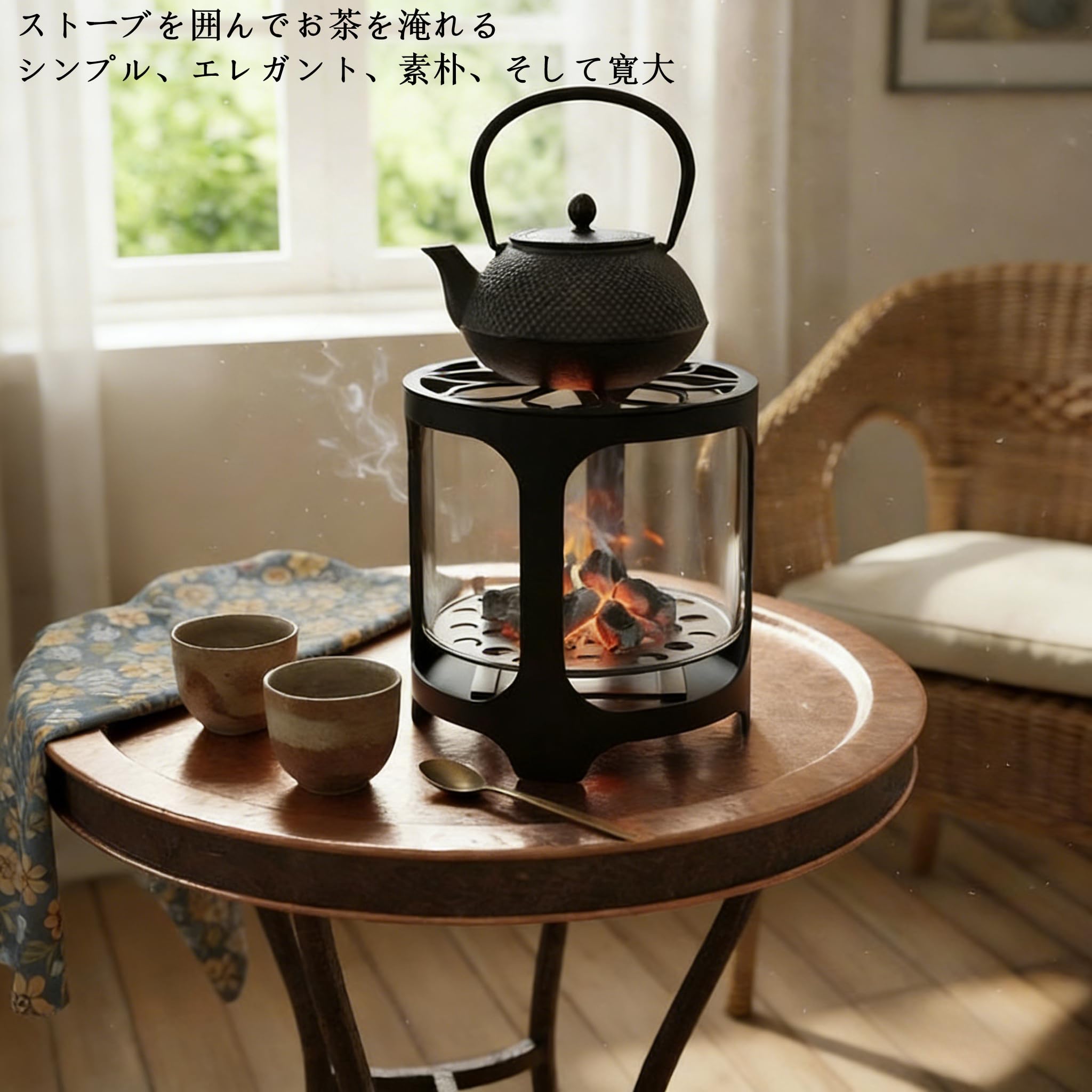 Amazon.co.jp: 卓上ストーブ 卓上ミニ薪ストーブ ミニ薪ストーブ