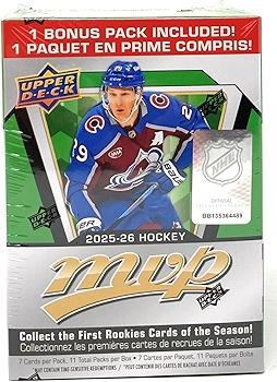 2025-26 Upper Deck MVP冰球卡盒