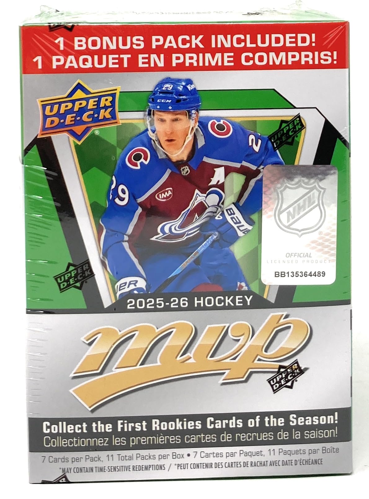 2025-26 Upper Deck MVP Hockey Blaster Box