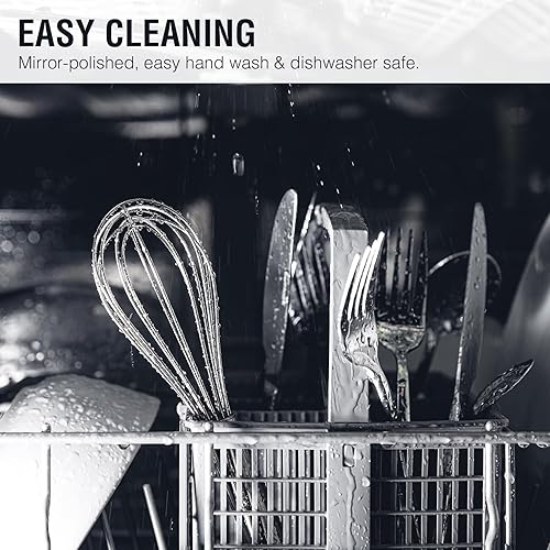 Miniatura 5 de Juego de utensilios de cocina de acero inoxidable, juego de utensilios de cocina de 5 piezas, utensilios de cocina duraderos, cucharón, espátula