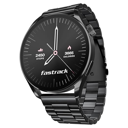 Buy Fastrack Dezire FX1 Fashion Smartwatch comes with 1.38” TFT Display with 240 * 240 Pixel Resolution|SingleSync BT Calling|AI Voice Assistant|100+ Sports Modes and Watchfaces|Upto 5 Day Battery|IP68 at Rs. 2499