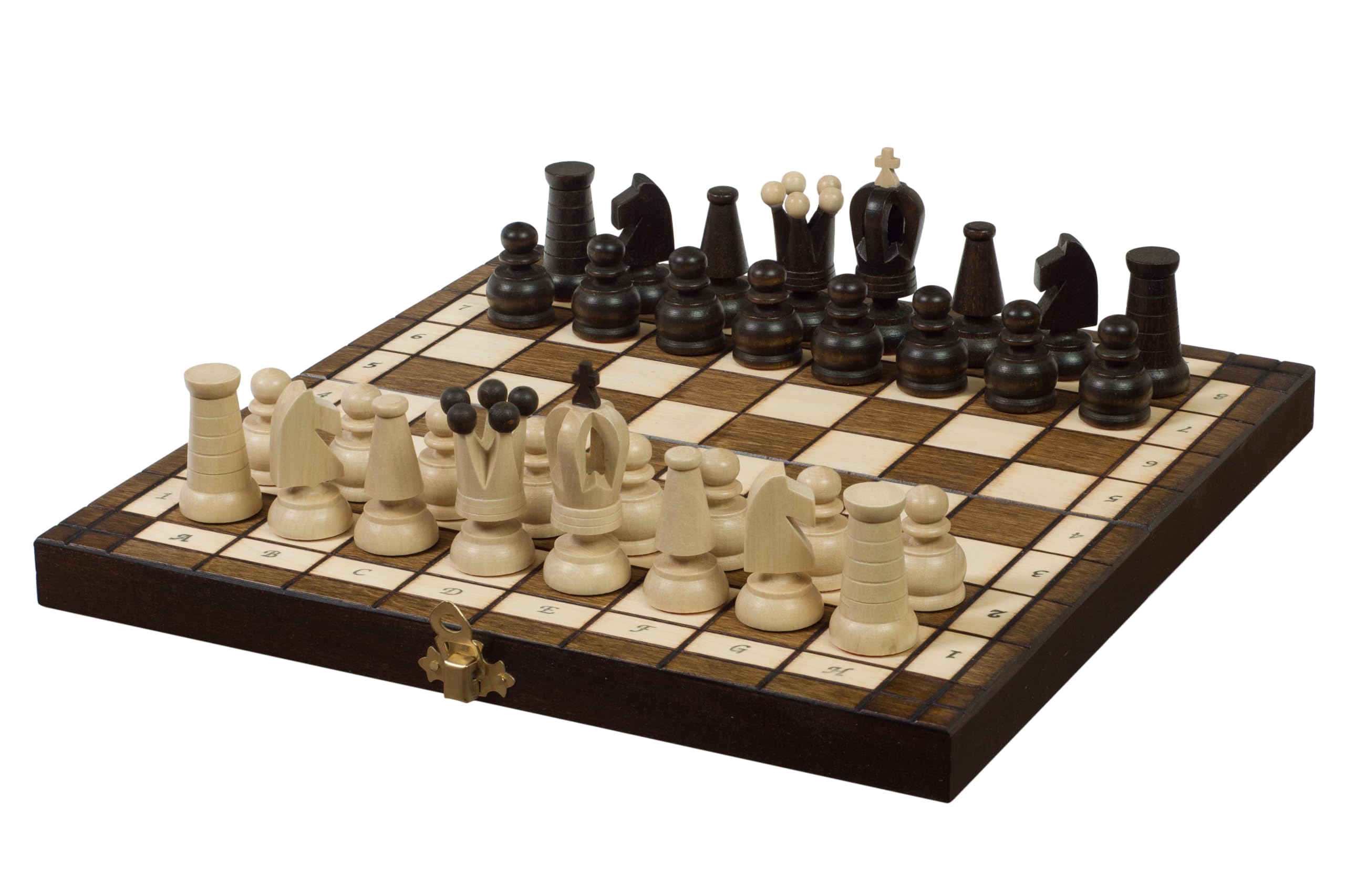 Royal Mini, szachy drewniane 27 cm