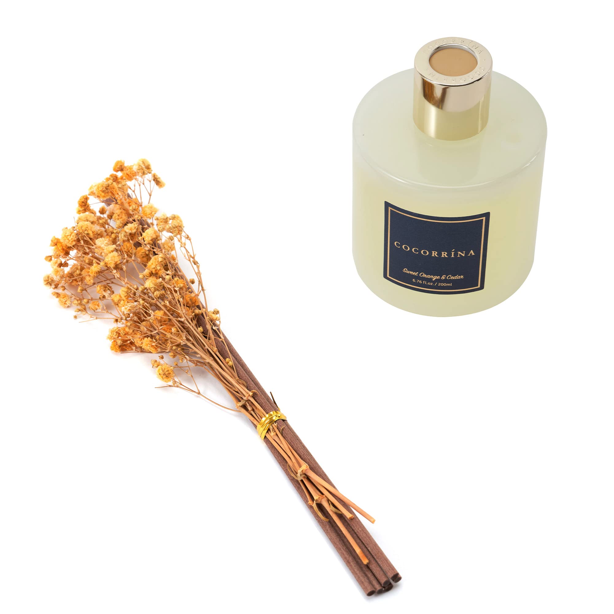 COCORRÍNA Reed Diffuser Set Sweet Orange Cedar