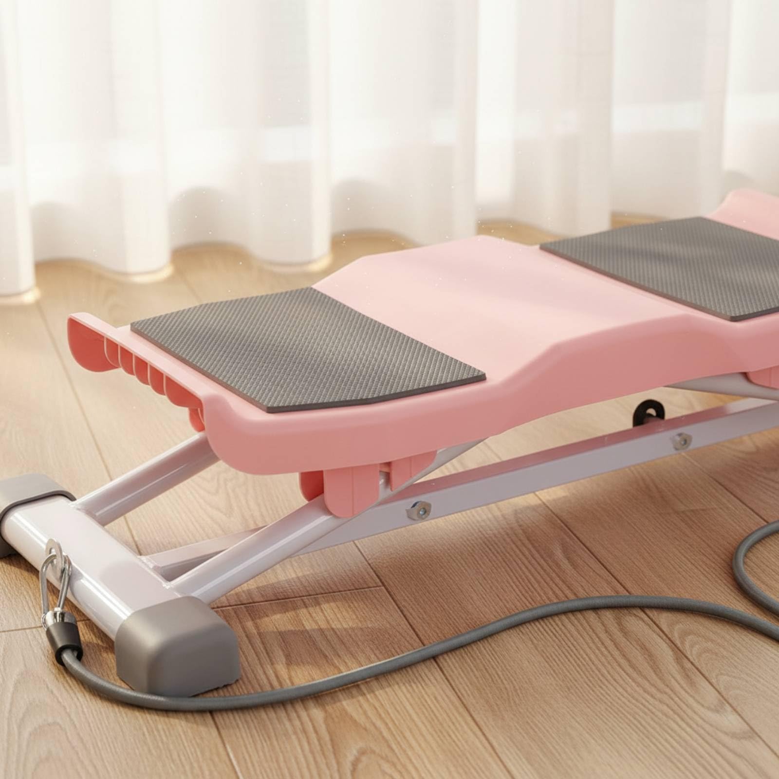 Gralara Schiebetrainer Beintraining Fitness-Gleitfläche Leicht zu Tragen Heimfitness für Wohnung