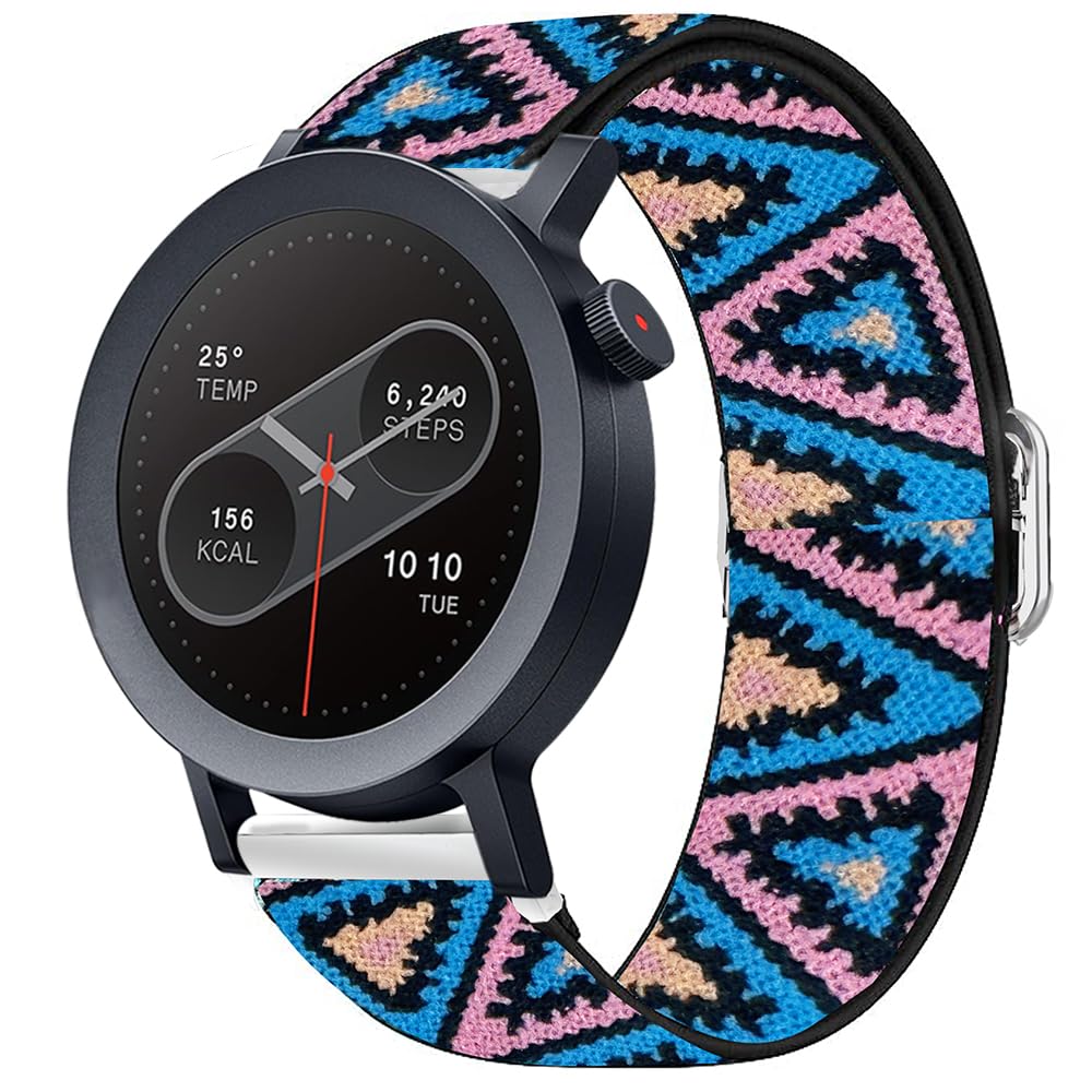 Lamshaw Compatible with CMF Watch 3 Pro Band, 22mm Stretch Elastics Nylon Adjustable Replacement Strap Accessories for Men & Women Compatible for CMF