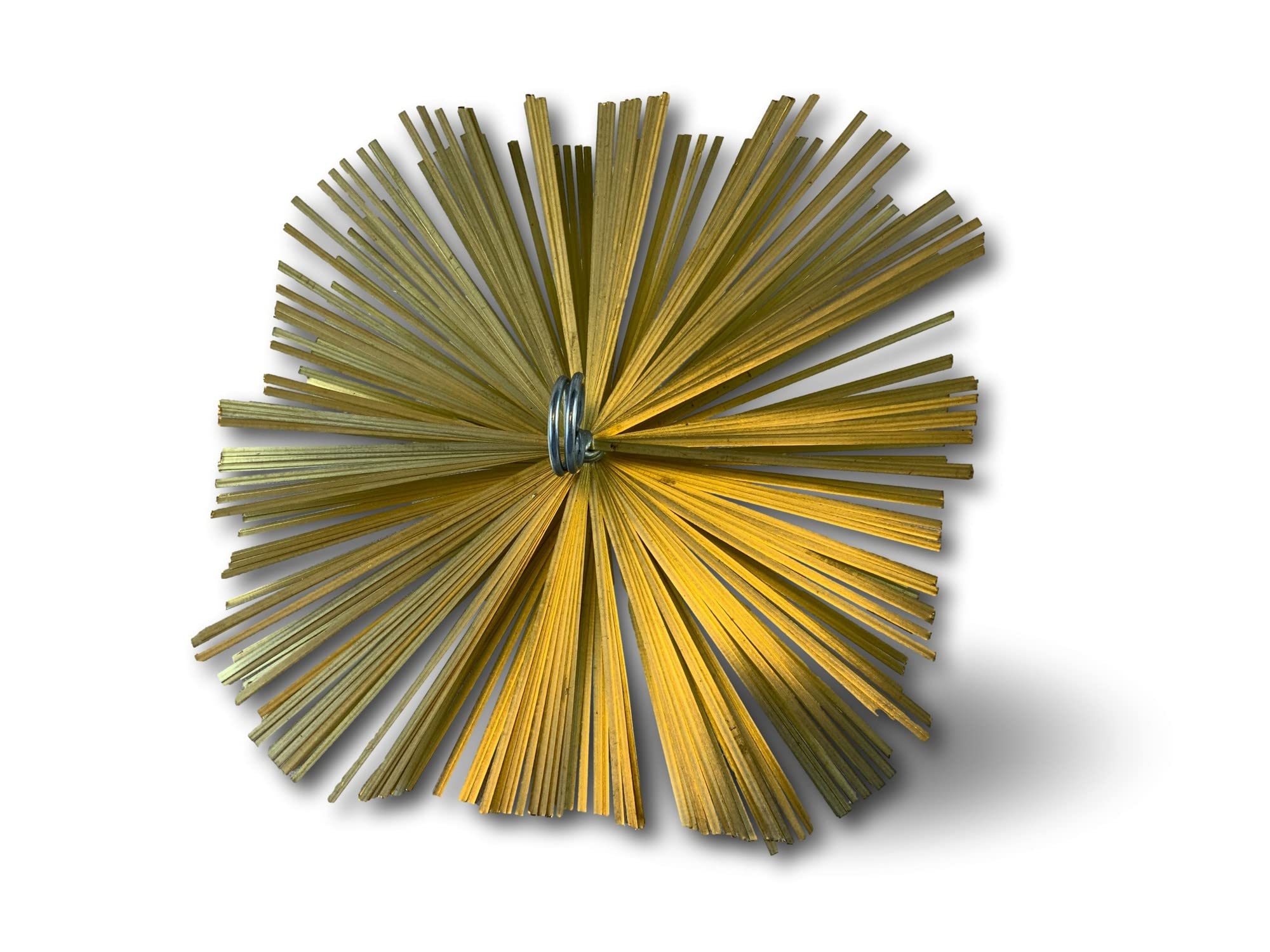 Cepillo de Acero Plano Cuadrado | 300 x 300 mm | Conector de Acero roscado M12*1,75 mm | Limpieza de conductos no revestidos | Chimeneas, calderas, Estufas, tuberías | Kibros 4EC30