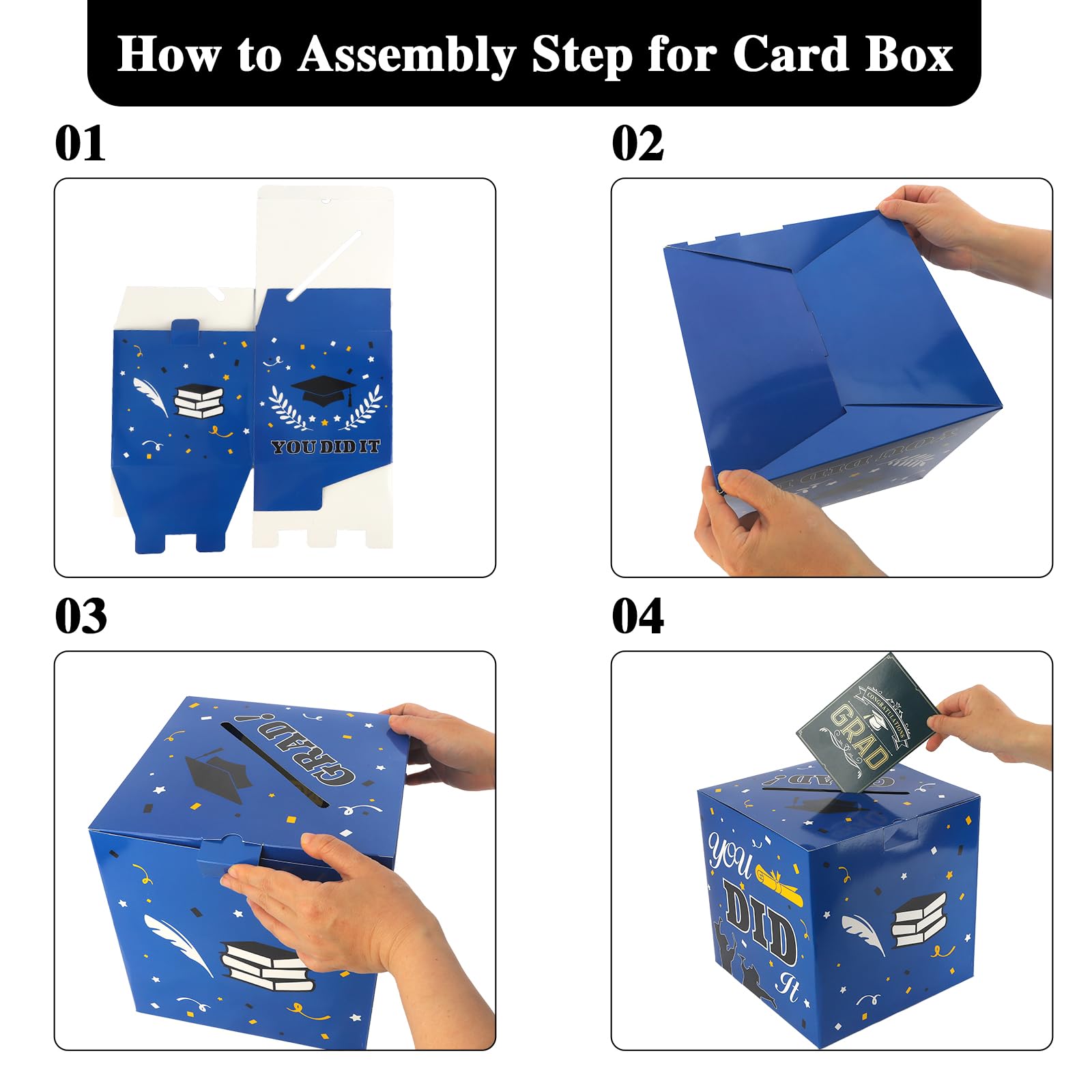 Amazon.com: Graduation Card Box, Graduation Party Decorations 2026, Maroon Graduation  Box, Graduation Card Holder, Foldable Cardboard Congrats Grad Card Gift Box  for Graduation Party Supplies Party Favors : Home & Kitchen