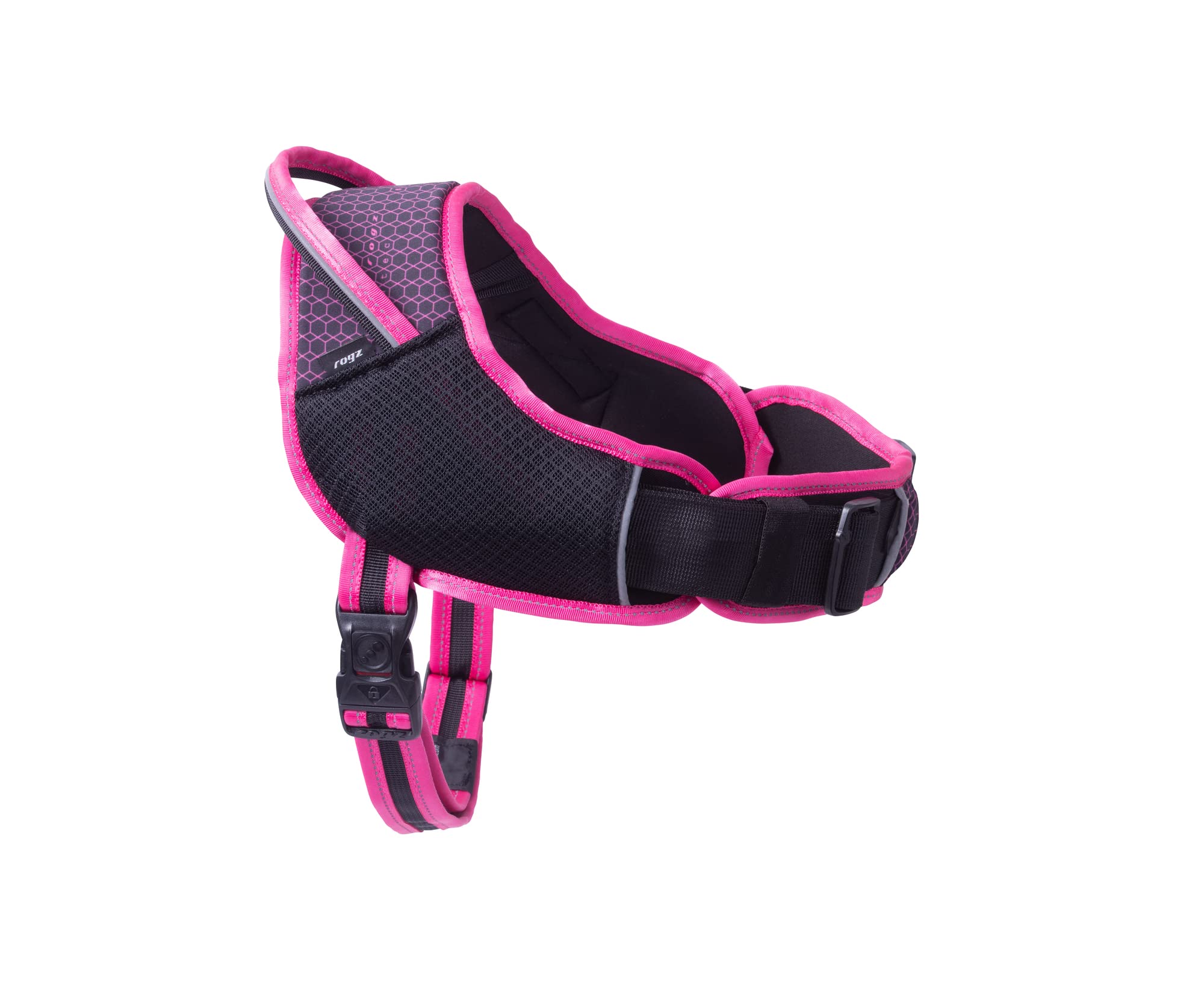 Rogz AirTech Dog Sport Harness Medium/Large - Sunset Pink