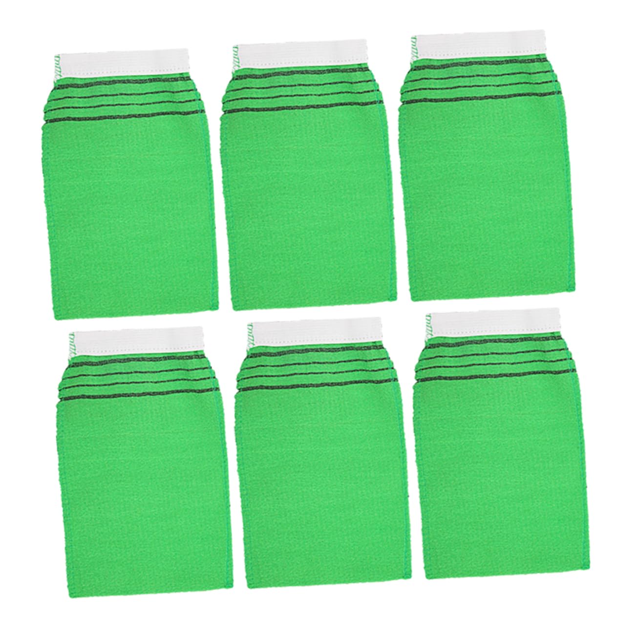Healeved 30pezzi Guanti Da Bagno Di Seta Artificiale Guanti Esfolianti Per Sauna e Teli Per Lavaggio Casa Verde Comfort e Pulizia Senza Danni Alla