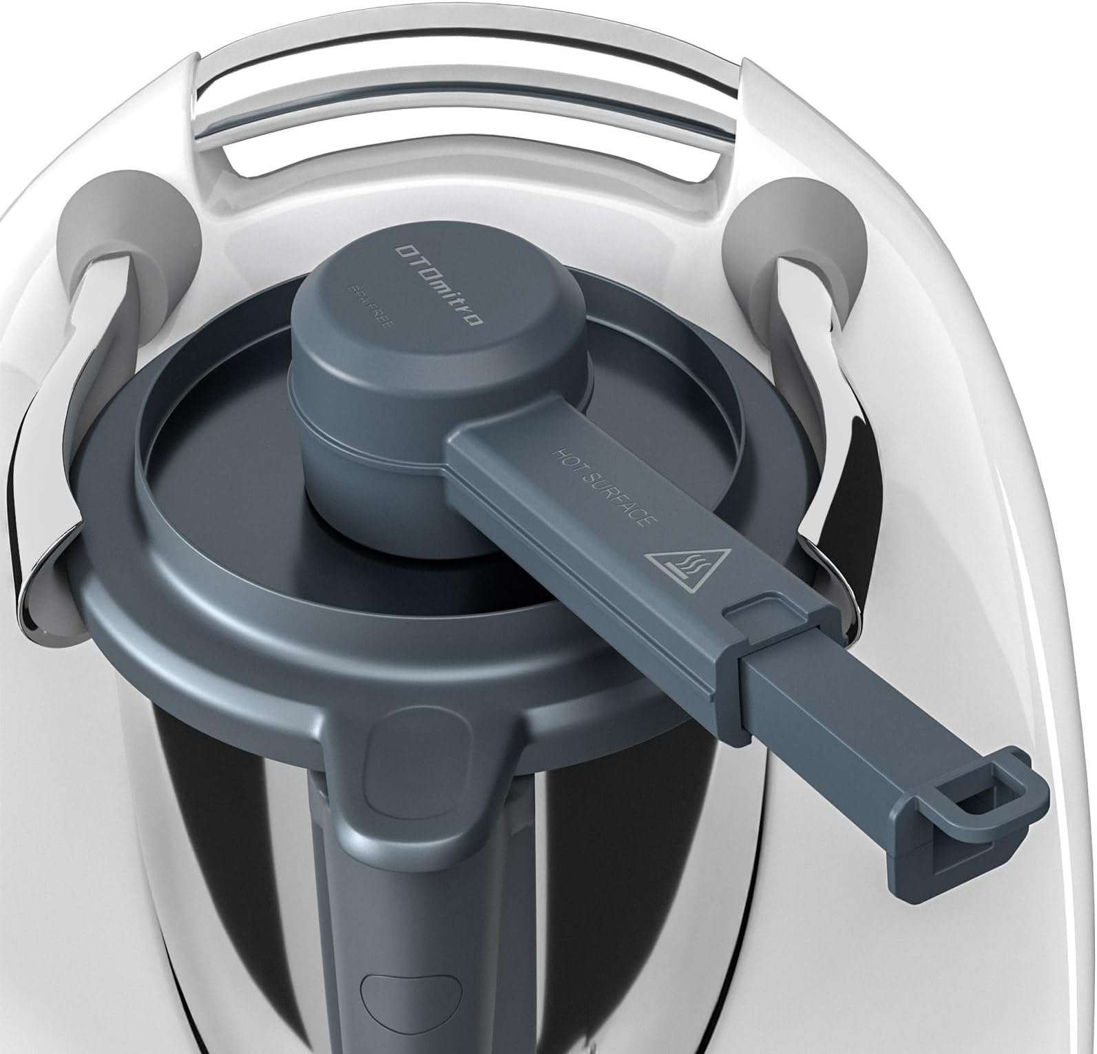 kwmobile Housse Compatible avec Thermomix TM5 / TM6 - Housse de Protection intégrale pour Robot de Cuisine - Blanc-Noir