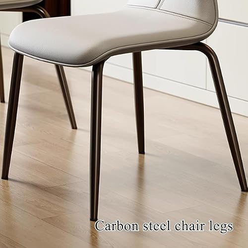Miniatura 8 de JKGHK Dining Chairs Set, Room Chairs with Back, Armless Dining Room Chair with Leather Cushion, Upholstered Living Room Accent Side Chair for Home,