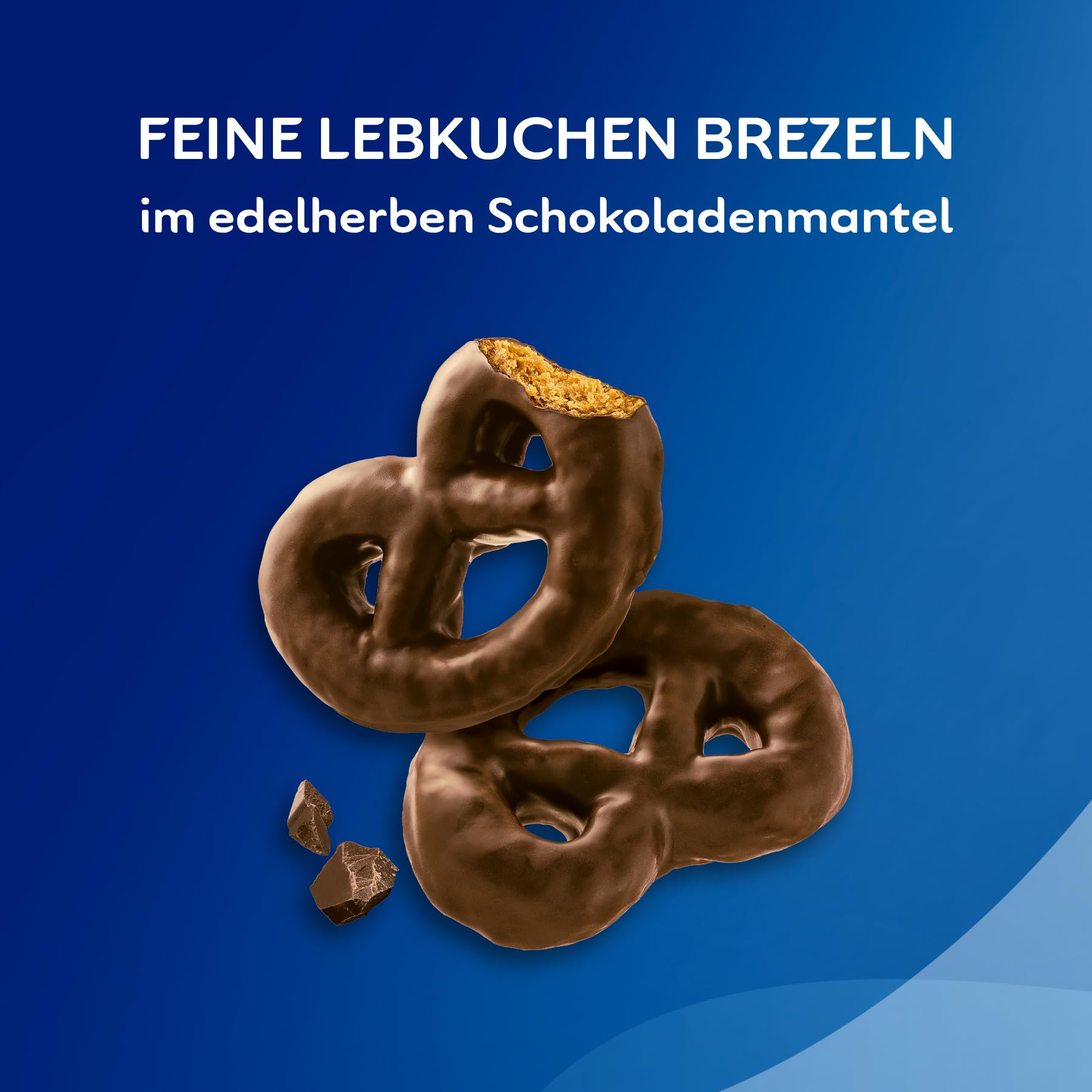 Bahlsen Lebkuchen-Brezel, 1er Pack Thekendispenser, Lebkuchen in Brezelform mit Schokolade, einzeln verpackt (1 x 1,3 kg)