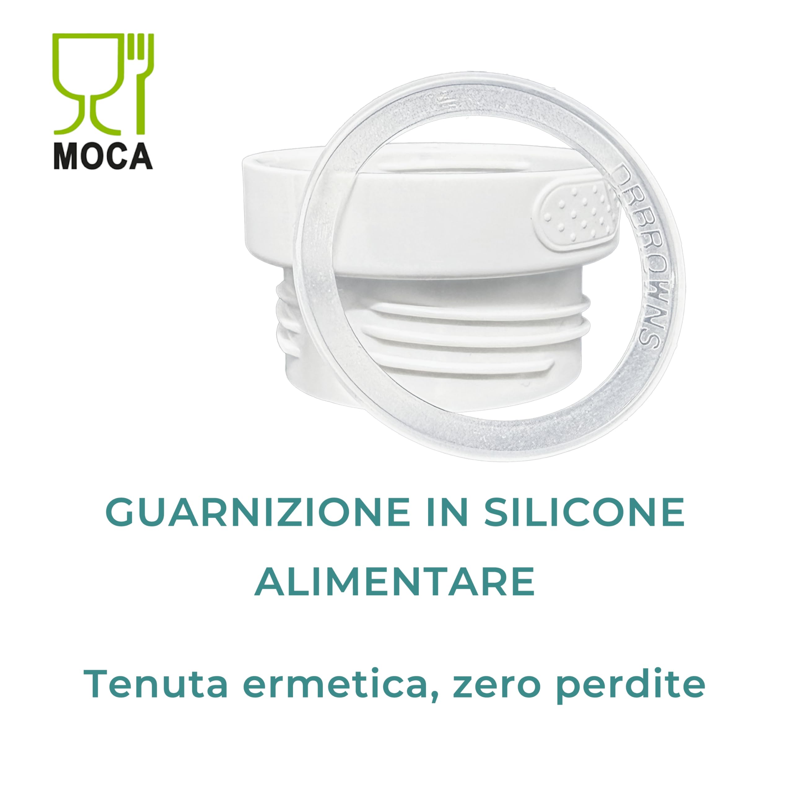 Adattatore per Biberon SUAVINEX ZERO ZERO e DR BROWN'S - Adattatore Scaldabiberon - Compatibile con Scaldabiberon Ø50 mm - Facile da Pulire - Adattatore Scaldalatte materno