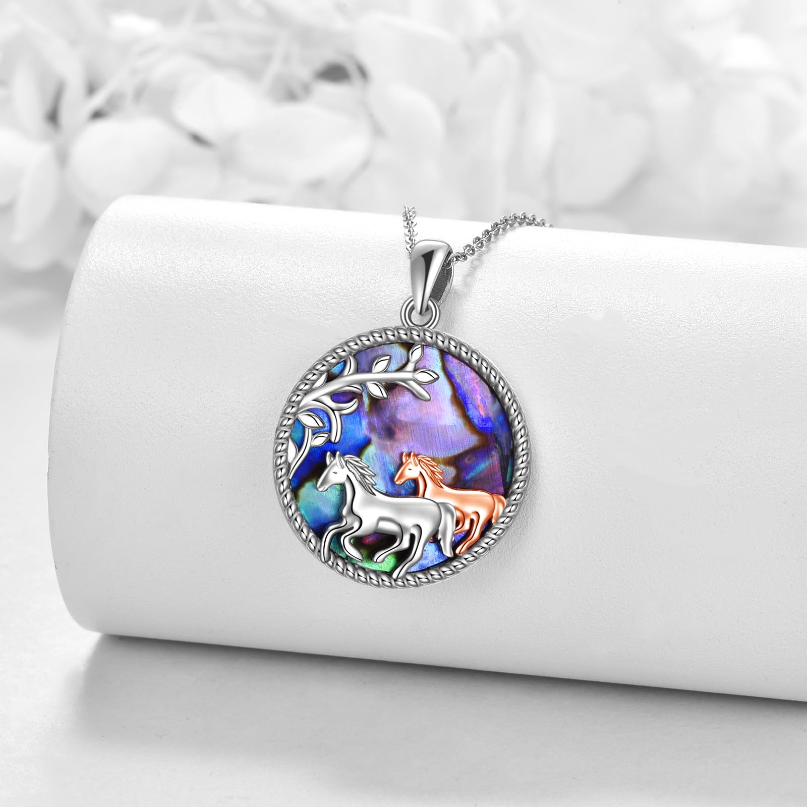 YAFEINI Tier Geschenke Sterling Silber Faultier/Panda/Fox/Pinguin/Alpaka/Kolibri/Frosch/Libellen/Fuchs/Schmetterling/Hirsch/Lama/Otter Halskette Tier Anhänger Schmuck für Frauen Geschenke