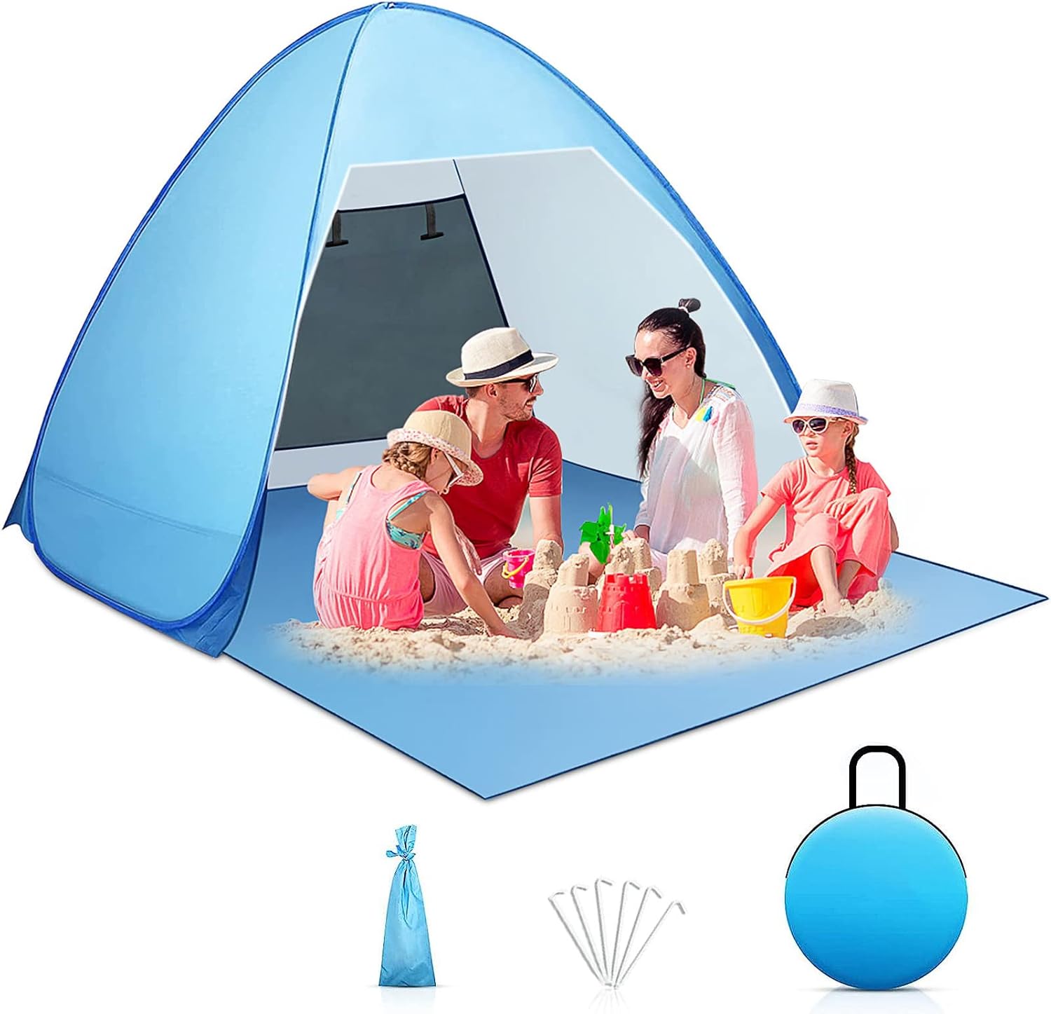 Pop Up Beach Tent Moseem Beach Tent Pop Up for 13 Person Beach Tent