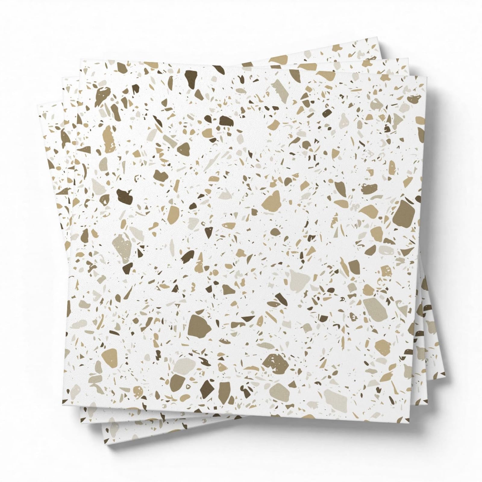 LMYSXAOZ Stick on Kitchen Tiles Beige Yellow Marble Self Adhesive Wall PVC for Fireplace Surround Furniture Decoration Backsplash Bathroom Tile Stickers Waterproof