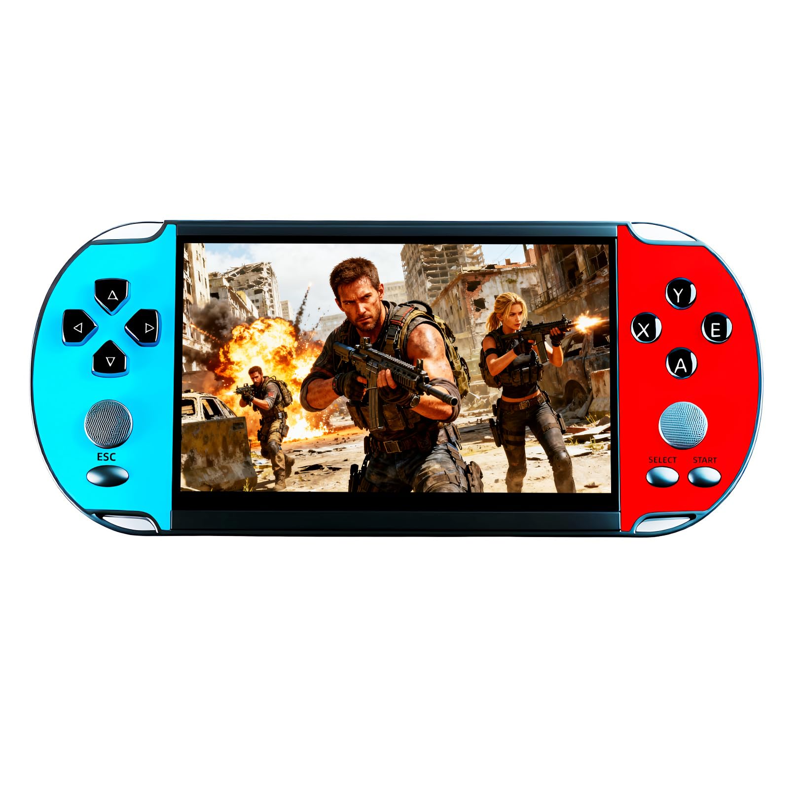 Consola Retro Portátil De 5.5 Pulgadas Con 9000 Juegos – Multiemulador, Almacenamiento 40 GB, Reproduce Vídeo Y Música, Se Conecta A TV, 5V2A USB-C