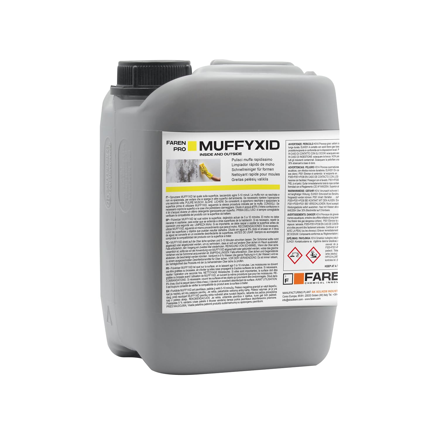 Faren 414005 - Bidon 5L Elimina Moho Muffycid