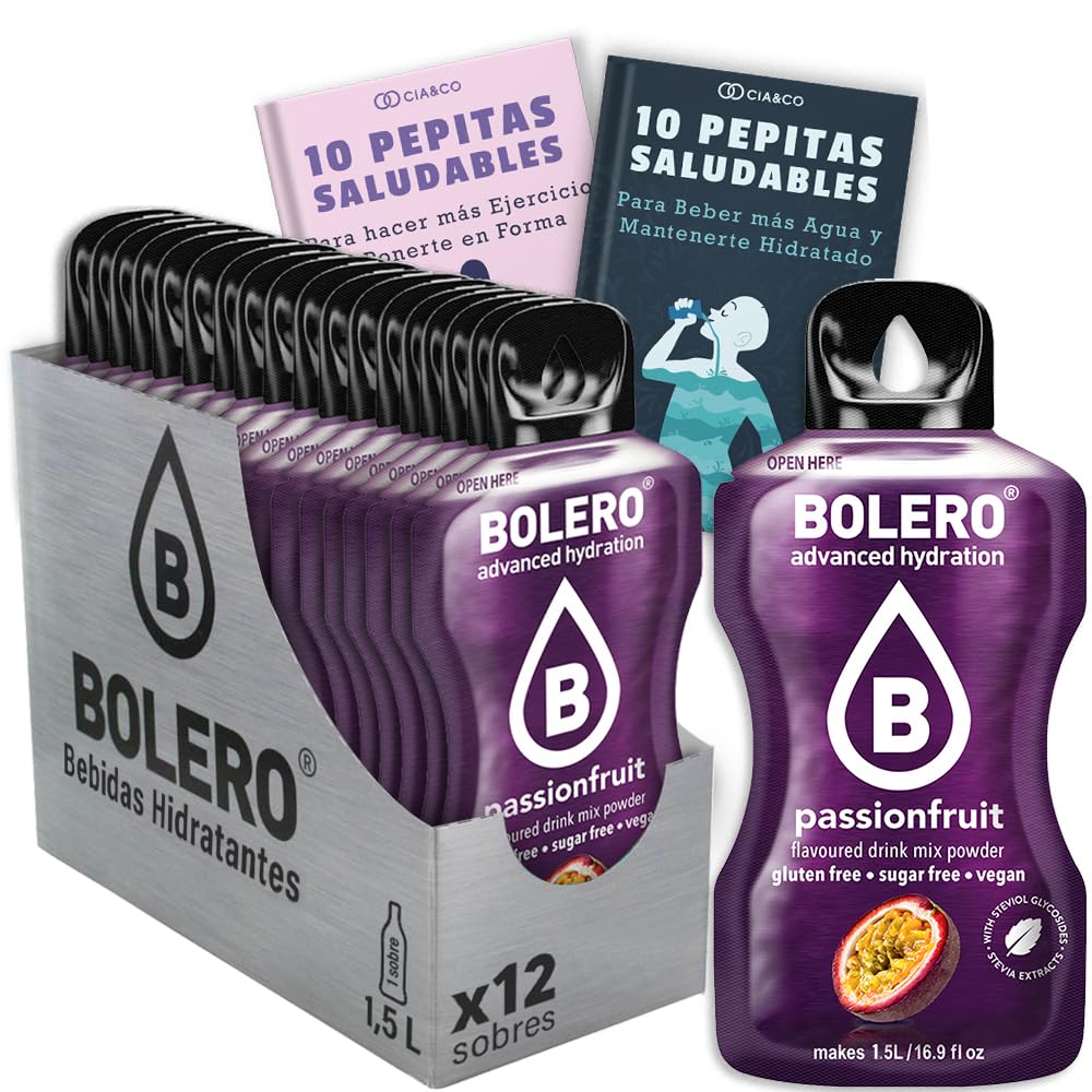 24 x Bebida Bolero COLA Hidratante Sin Azucar (24x9 grs) + 30 Pepitas Saludables para una vida más sana by Cia&Co — view 59