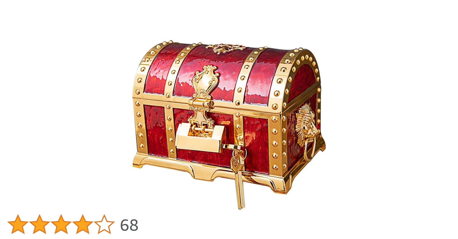 金色の富の置物 赤い宝石付き ラブラドーライト 1.245ct フェルスパー ペンダント K18 イエロー