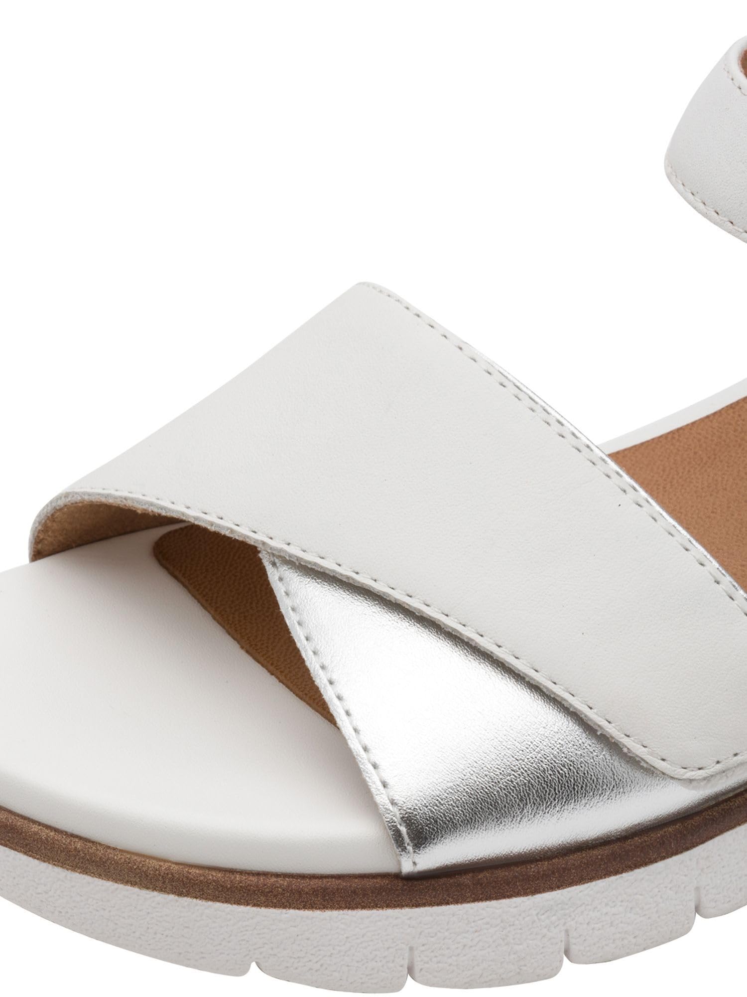Tamaris Kobiety Tamaris Comfort Damen Wedge/Plat Sand MultiadjustableSandał na koturnie