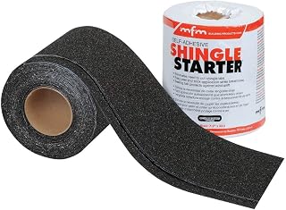 MFM Building Product 47733 ShingleStarter 7.2 in x 33.5 ft Packet of 2 - Durable Roofing Starter Strips