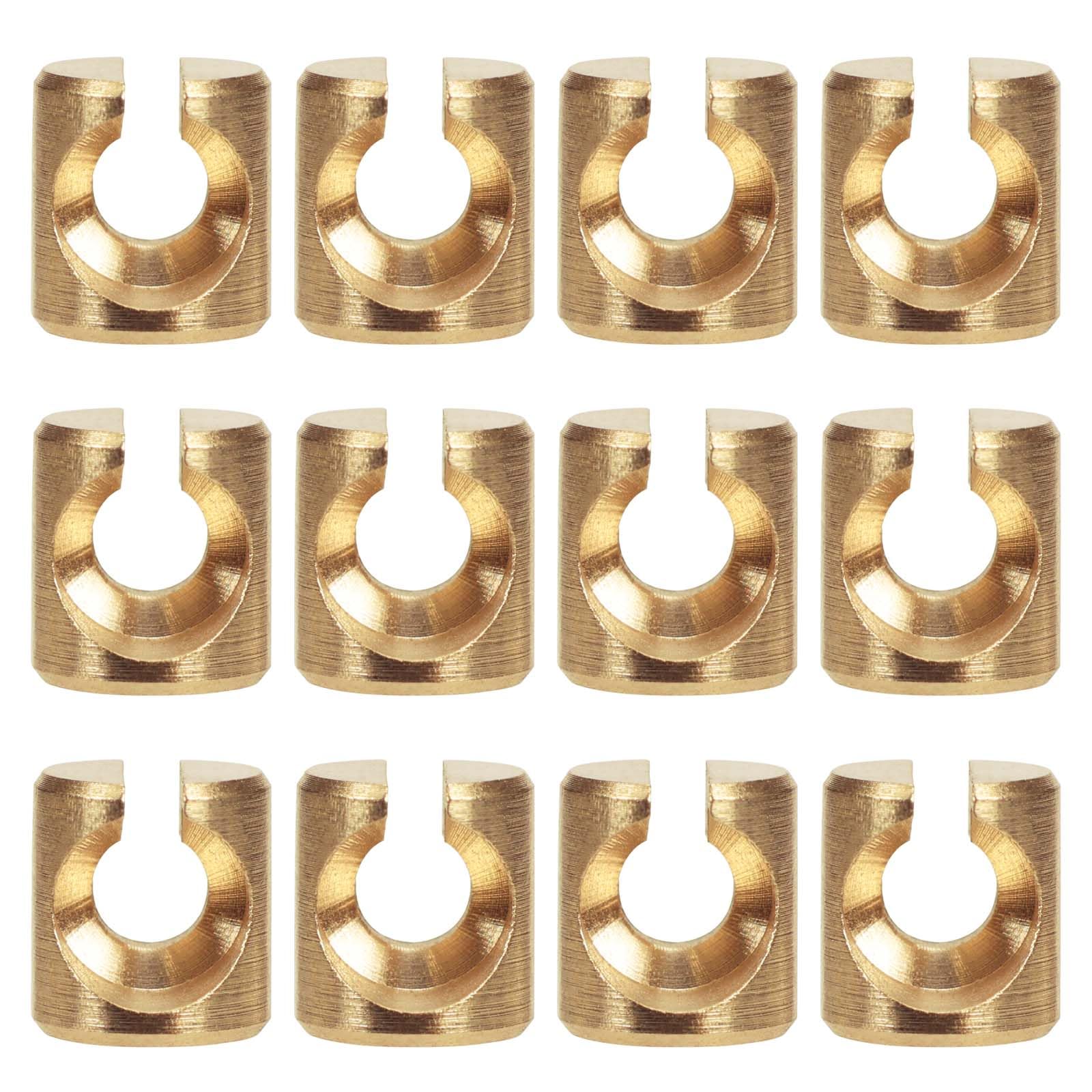 12 Pcs Throttle and Idle Cable Ferrules for Harley Davidson 1982