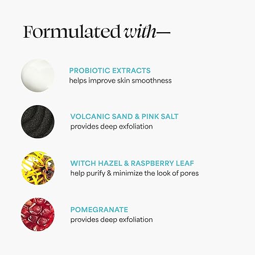 Miniatura 5 de TULA Skin Care So Poreless Exfoliating Blackhead Scrub - Exfoliación potente y suave, refrescante y suavizante, contiene extractos probióticos,