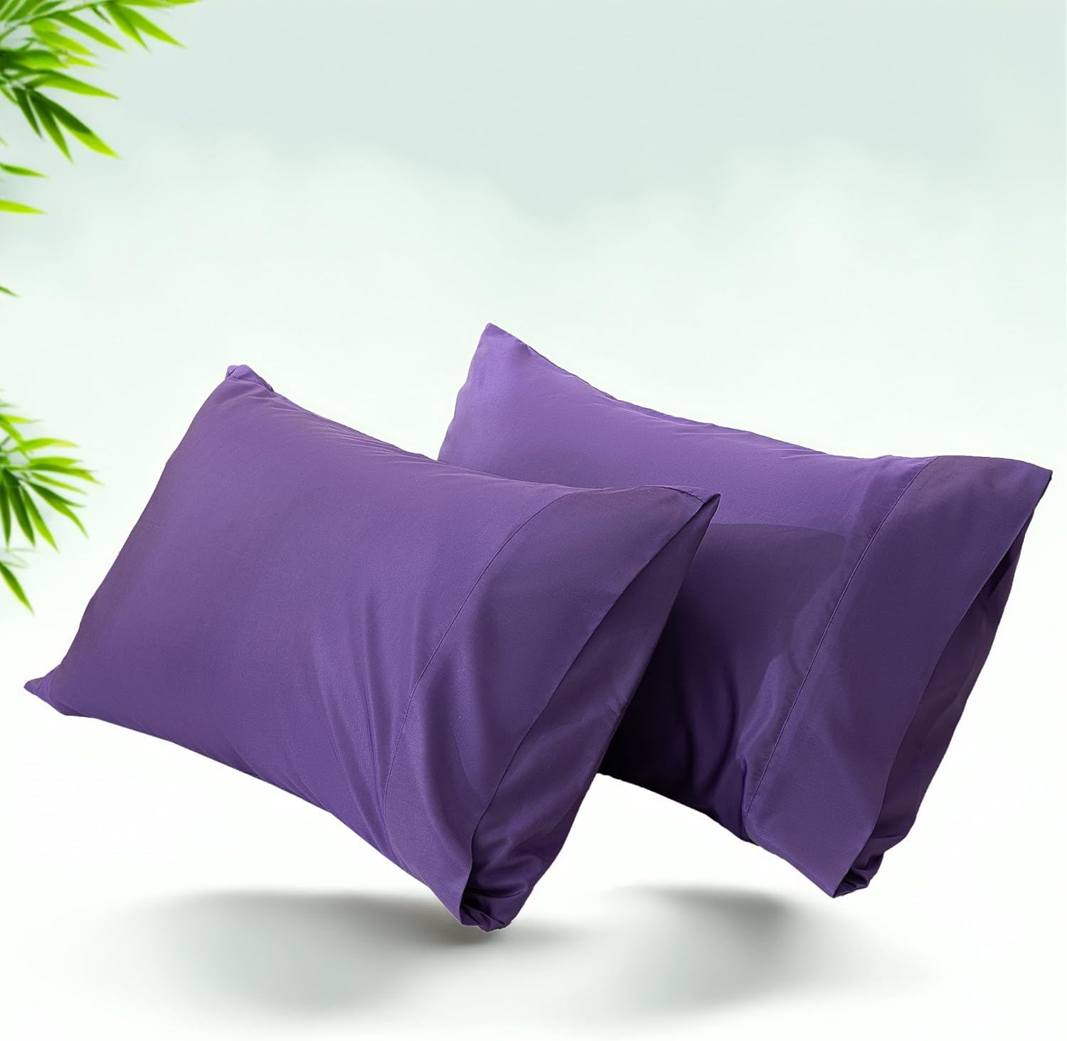 Amazon.com: TELUS Pillow Cases Queen Size 2 Pack, Bamboo Rayon ...