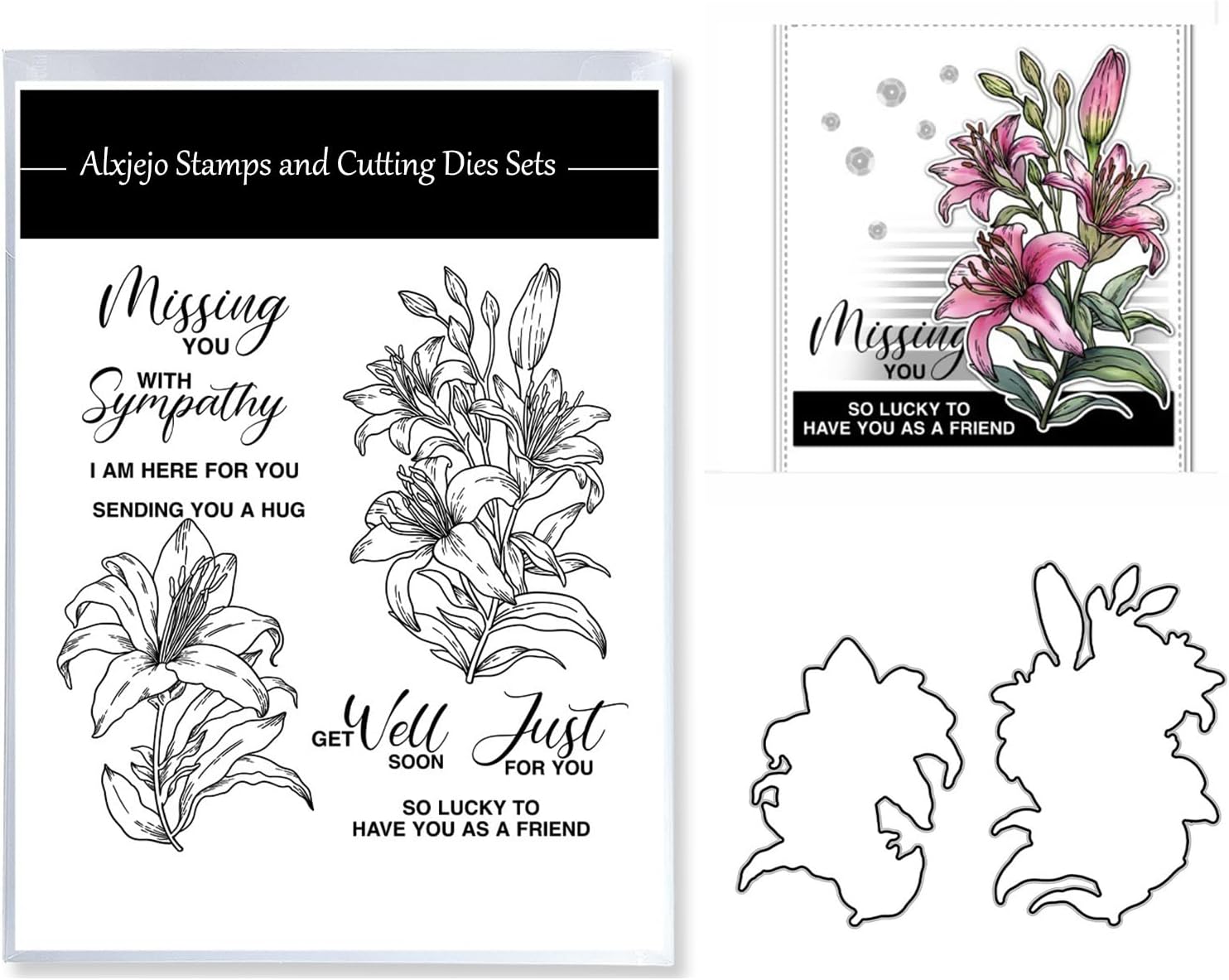 2025-2026 Stamps and die cuts for Card Making,Metal Dies&Silicone Makeing for DIY Card Birthdays,Valentine's Day Christmas Stamps and Dies for Card Making,Thanksgiving