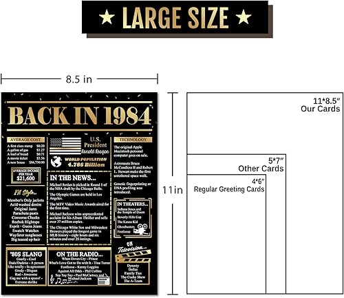 Miniatura 10 de Divertida tarjeta de cumpleaños número 16, tarjeta jumbo de cumpleaños de 16 años para niño y niña, regalo de cumpleaños de 16 años para hijo e