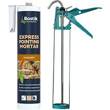 Mortar Repair Kit - Bostik Express Pointing Mortar 310ml Buff + Decex Gun