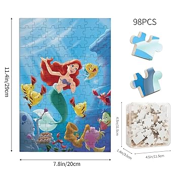 Amazon.co.jp: リトル・マーメイド アリエル 楽しいパズル 減圧