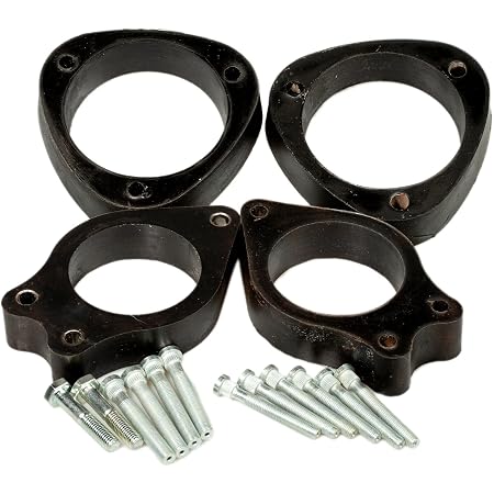 DEALPARTS 1.8" Leveling Lift Kit - Rear Coil Spacers For Toyota Camry, Prius, C-HR, Corolla, RAV4 (2017+)