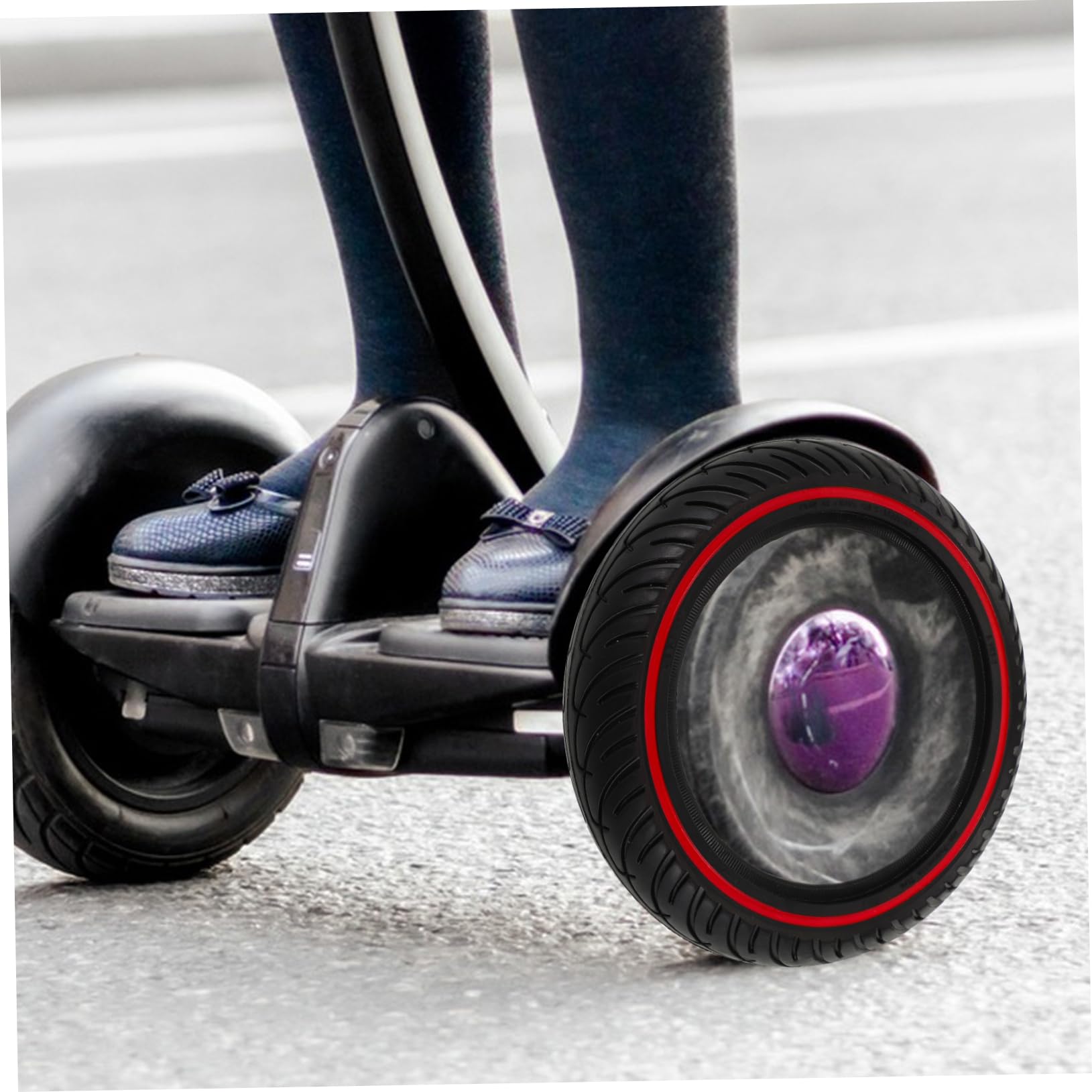 Hemobllo Pneu Nid Abeille pour Scooter Électrique Roue de Remplacement Alvéolée Compatible Trottinette Facile Installer