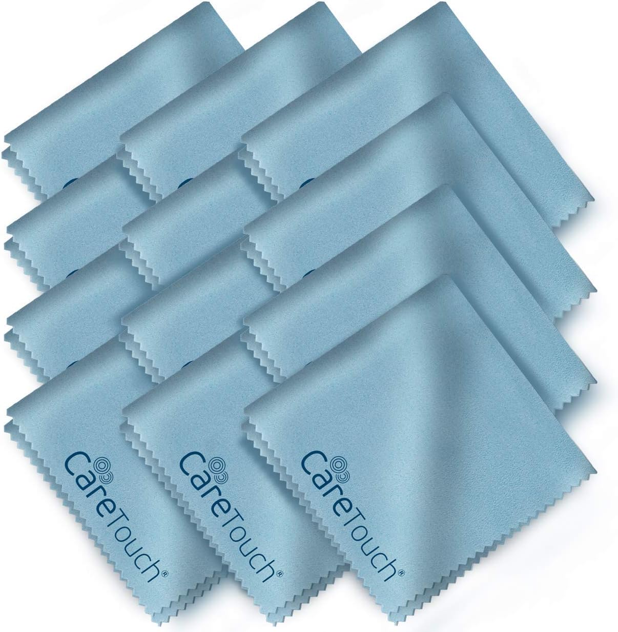 Crizal Microfiber Cleaning Cloth for Glasses, 4 Pack The