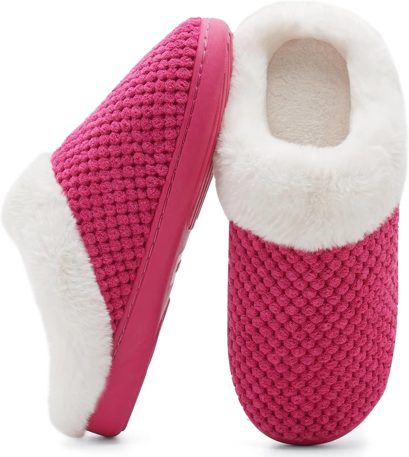 Ladies House Slippers Memory Foam Slippers for Women Comfortable Warm Cosy Non Slip Indoor Outdoor Home Slippers