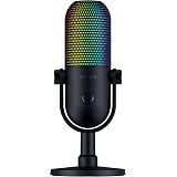 Razer(レイザー) Seiren V3 Chroma コンデンサーマイク マルチファンクション タップ式ミュートセンサー ゲーミングマイク USB マイク 配信 セイレン ブイスリー クローマ 【日本正規代理店保証品】