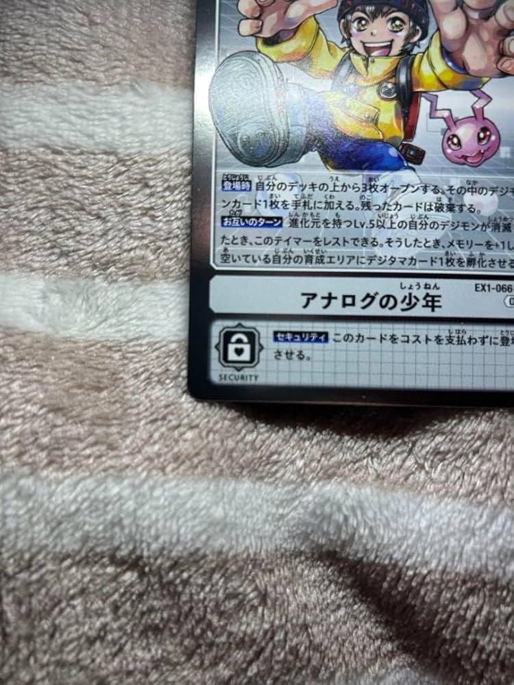 Amazon.co.jp: デジモンカード アナログの少年 EX1-066 : おもちゃ