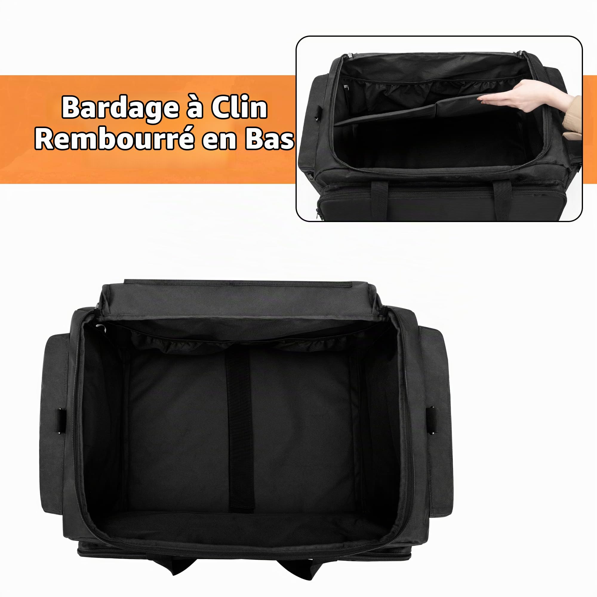 DSLEAF Sac de Rangement RC pour Voiture 1/8 ou 1/10, Conception Brevetée