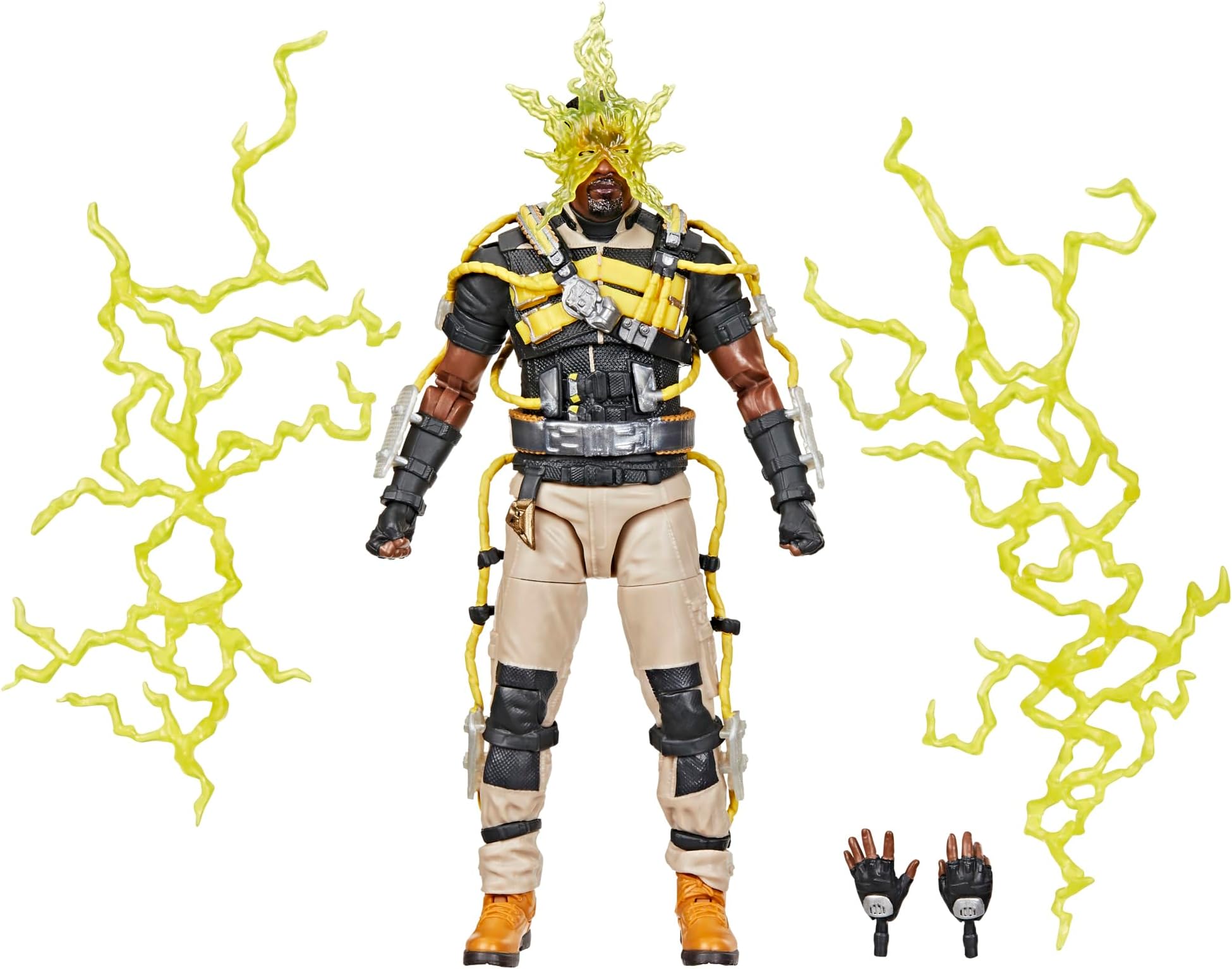 Marvel Legends Series Marvel’s Electro, Spider-Man: No Way Home Collectible 15-cm Action Figure, Blue and Yellow