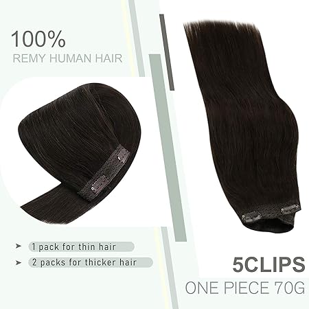 Amazon Com Sunny One Piece Hair Extensions Darkest Brown Clip In One Piece Extensions Human Hair Brown Remy Hair One Piece Double Weft 70g 14inch Beauty Personal Care Amazon Com Sunny One Piece Hair Extensions Darkest Brown Clip In One Piece Extensions Human Hair Brown Remy Hair One Piece Double Weft 70g 14inch Beauty Personal Care