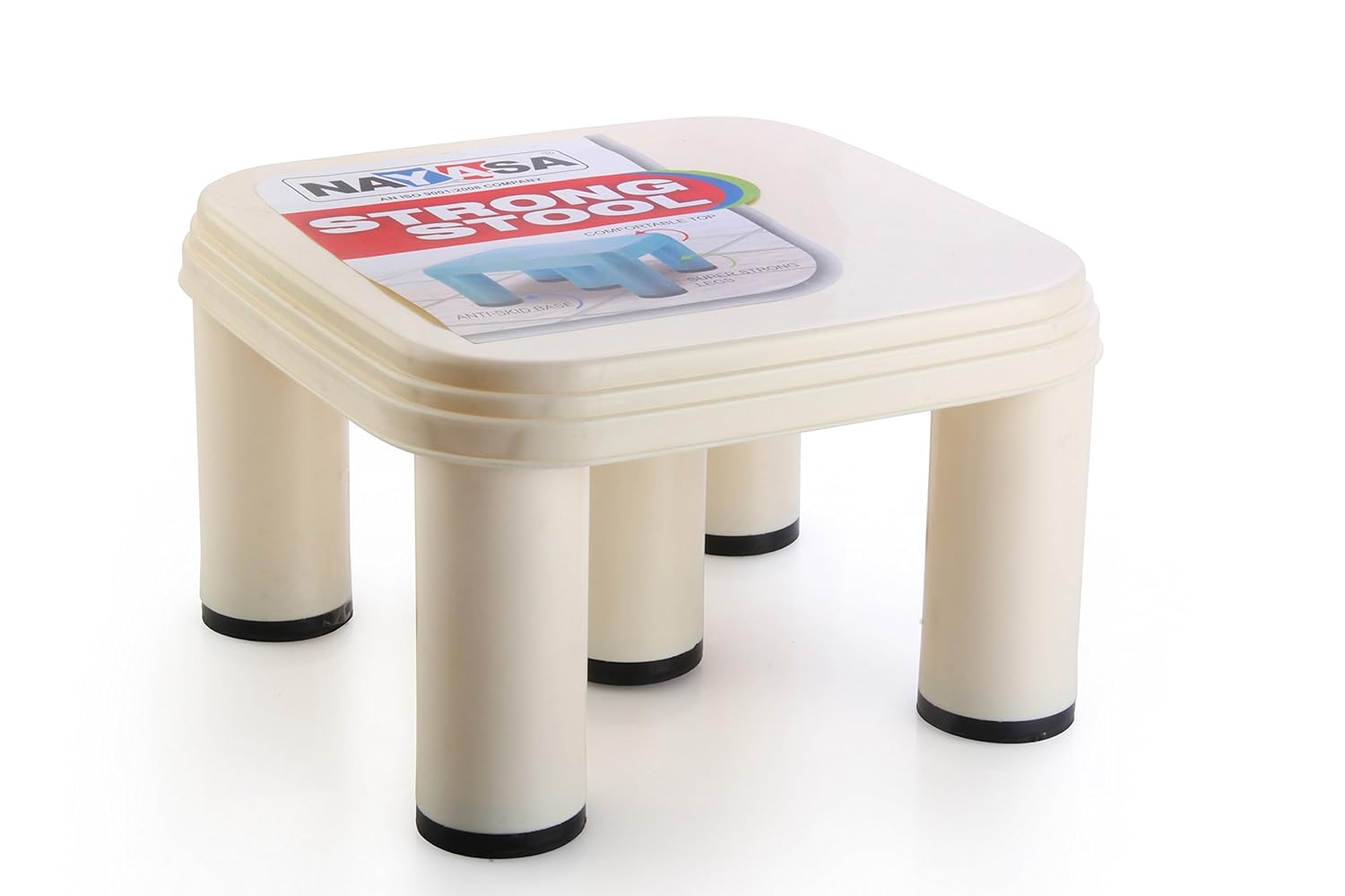 Nayasa Plastic Strong Stool | Durable Stool for Home | Light Weight ...