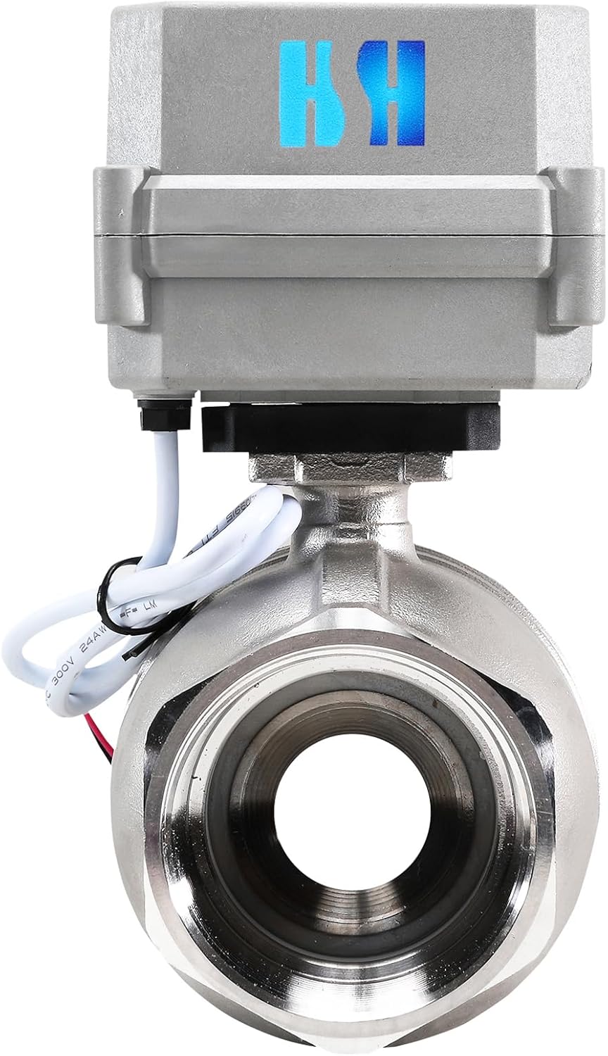 2" DN50 110-230VAC 2 Wires Normally Closed Stainless Steel 304 Motorized Electrical Ball Valve