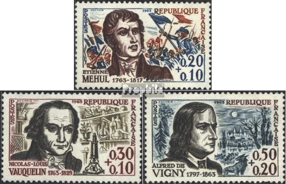 Prophila Collection – Timbres France 1963 Croix-Rouge, Neufs Avec Gomme D’origine, Lot Complet 1439-1441