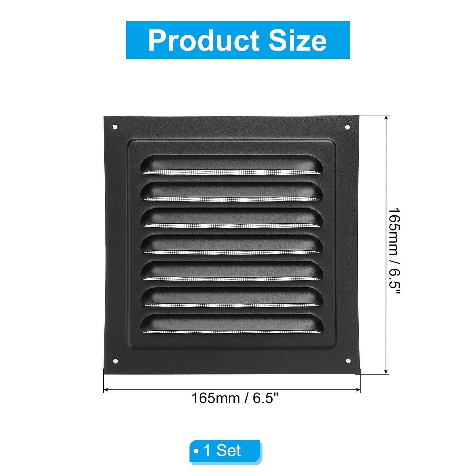 PATIKIL 6.5"x6.5" Aluminum Gable Vent - Image 2