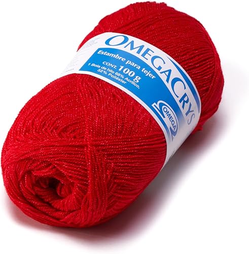 Miniatura 70 de OMEGACRYS [100gr] - de Omega - Hilo fino de cristal ideal para todas las manualidades - Color 01-Blanco 200 01-blanco 200,01-gris claro 210,03-Azul